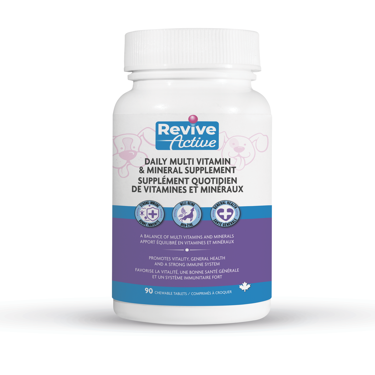 Canine Vitamin Chewable Tablet — Revive Active Canada